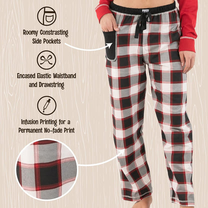 Pajamas for Women, Cute Pajama Pants and Long Sleeve Top Separates